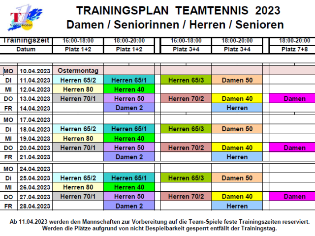 Trainingsplan2023