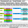 Trainingsplan 2017